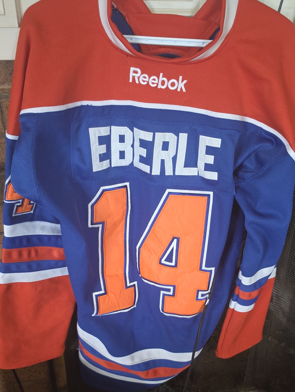 Official On Ice Oilers Eberle Jersey